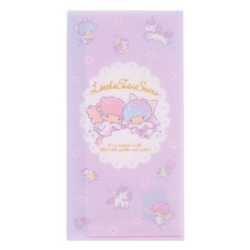 【震撼精品百貨】Little Twin Stars KiKi&LaLa 雙子星小天使~三麗鷗SANRIO雙開式文件夾/口罩收納夾*49277