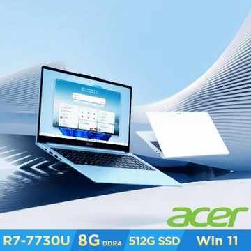 Acer 宏碁 Aspire Lite AL15-49P-R1J4 15.6吋文書筆電(R7-7730U/8G/512G/W11)