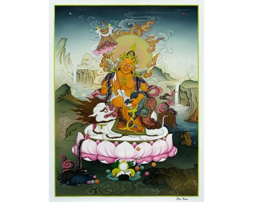 贊巴拉南次唐卡 – 財富與繁榮的佛陀 | 藏傳佛教藝術