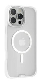 【HODA】柔石軍規防摔保護殼 MagSafe 磁吸款 iPhone 16 系列 ❮ iPhone 16 Pro ❯ 星光白