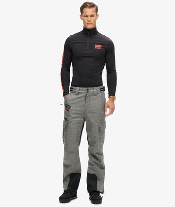 Superdry Men's Ski Peak Rescue Trousers Dark Grey Size: M