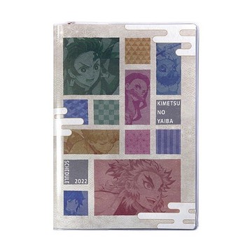 【震撼精品百貨】鬼滅之刃_鬼滅の刃~鬼滅之刃 2022手帳本 B6行事曆*47698