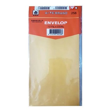 愛德牌黃皮公文封258/12K/5個