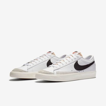 S.G 現貨 Nike Blazer Low 77 DA6364-101 大勾 板鞋 奶油底 皮革 全白 白黑 黑勾