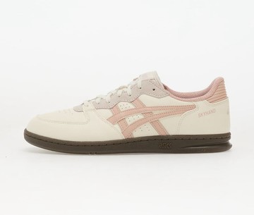 ASICS 休閒鞋 SKYHAND OG 米白粉 皮革 焦底 復古鞋 女 1203A451107