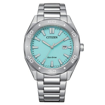CITIZEN 星辰 GENT'S BM7631-87M 聖誕推薦款 八角形光動能男錶 綠面 41mm｜樂天全館特惠中★指定刷卡回饋10%