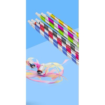 60公分魔術棒  簡單易學 緞帶彈棒 塑膠彈棒 兒童新奇特 魔術道具【TW.Magic】