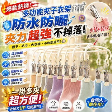 24H出貨 不銹鋼晾曬架 20夾 襪子夾 晾衣夾 不鏽鋼曬衣架 曬衣架 立體曬衣架 防風夾 衣架 衣夾 曬襪夾 晾曬神器