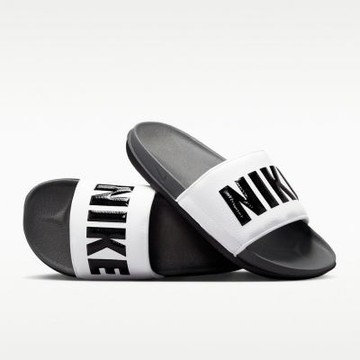 NIKE NIKE OFFCOURT SLIDE 男鞋 拖鞋 運動 休閒 黑白-BQ4639001