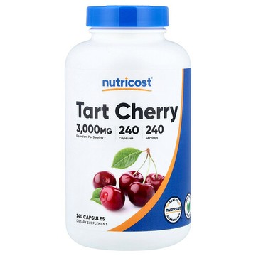 Nutricost, 酸櫻桃，240 粒膠囊（每粒膠囊 300 毫克）