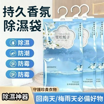 🌈臺灣出貨🌈除濕袋可掛式 雪松梔子香氛乾燥劑 回南天防霉神器 家用防潮 衣櫃吸濕袋 室內除濕袋