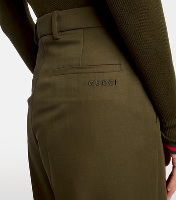 Gucci Wool and mohair wide-leg pants