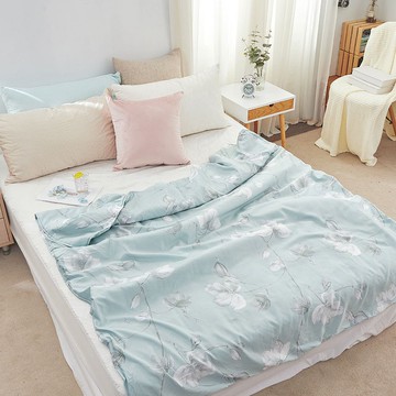 涼被 / Cool-Fi科技涼感 / 奧地利天絲 / 淺青花語 台灣製