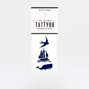 AIE AIE CAPTAIN 刺青紋身貼紙 | TATTYOO