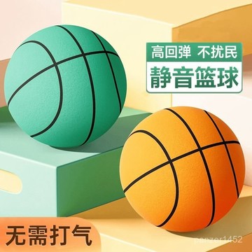 🔥桃園有貨🔥【2935人好評】無聲靜音球兒童室內籃球訓練成人7號投籃球玩具彈力親子拍拍球 LCFC