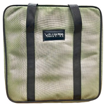 I CA PING 愛露愛玩 軍風加厚牛津布收納袋 (軍綠)  21.5x16x15cm  約200g  1個