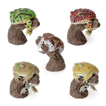 【日本 萬代 BANDAI 】生物大圖鑑 樹幹上的 角蛙 / 小丑蛙 / 饅頭蛙 扭蛋 公仔 扭蛋 轉蛋 蟾蜍 青蛙