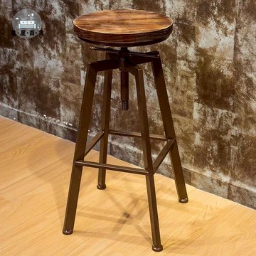 免運 高腳椅 實木高腳凳 酒吧高腳凳 鐵藝酒吧椅旋轉吧凳家用升降吧臺椅實木加高腳椅高吧臺手機店凳子店長推薦 開立發票 工廠現貨 特惠/全館折扣 mm5317
