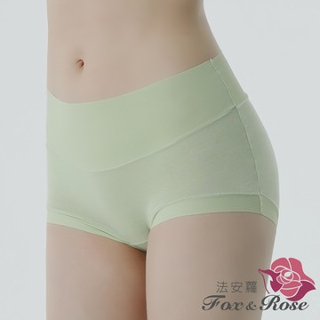 法安蘿  高腰無痕親膚嫘縈內褲-果綠