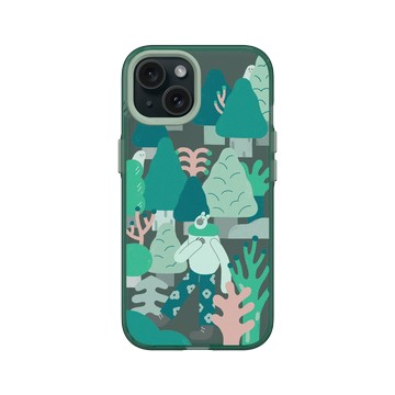 iPhone 15 Clear 憂墨綠 - 包大山 Baozi - 方向感