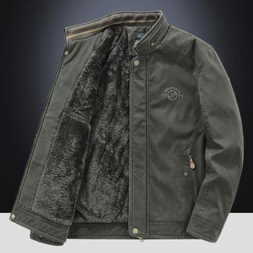 男士棉衣2025年冬秋新款大碼外套加厚加絨純棉男裝冬裝棉襖棉服潮