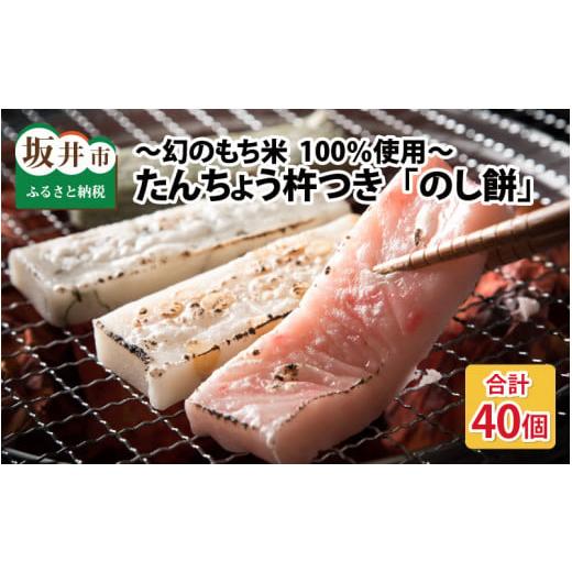 ふるさと納税 福井県 坂井市 たんちょう杵つき「のし餅」 計40個 〜幻のもち米100％使用〜 [A-2926]