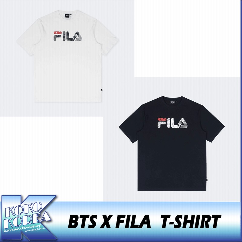 特典付き 数量限定 Bts X Fila Idol Big Logo T Shirts 防弾少年団 ビッグロゴtシャツ バンタン ばんたん 公式グッズ 通販 Lineポイント最大1 0 Get Lineショッピング