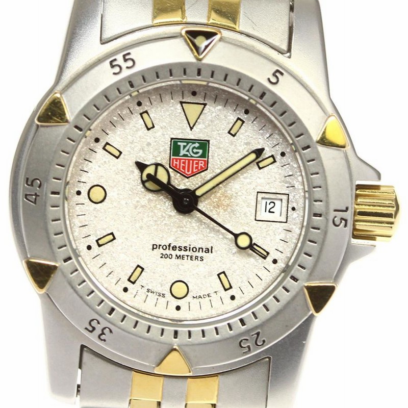 TAG HEUER】タグホイヤー プロフェッショナル200ｍ 955.708G-20 デイト クォーツ レディース | LINEブランドカタログ