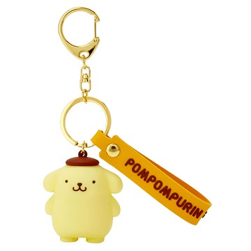 鑰匙圈系列  布丁狗 黃色  4.5cm