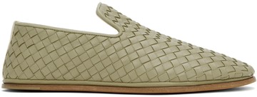 Bottega Veneta 绿色 Sunday 乐福鞋