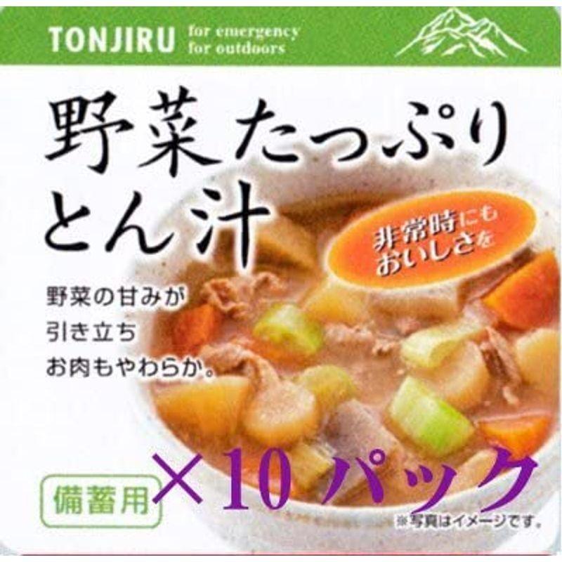 東和食彩 備蓄用 野菜たっぷり豚汁 10パックセット