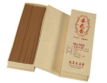 施美玉本色香系列 極品老山檀 7寸臥香 NO：763 (3盒裝)