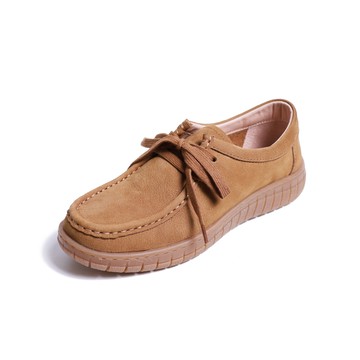 KOKKO復古經典極柔軟袋鼠休閒鞋駝色