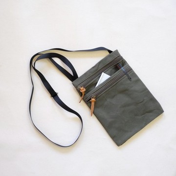 石蜡帆布袋  黑色卡其色