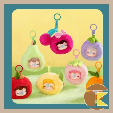 【11月預購】 Nanci 水果系列腦袋毛絨 玩具 公仔 盒玩 盲盒 一中盒6入｜愛蛋客