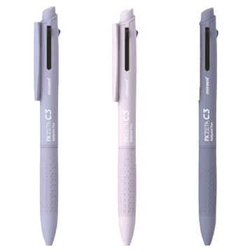 monAmi FX ZETA C3 3色圓珠筆 0.5mm  1組  霧紫色 + 藍紫色 + 薰衣草紫色