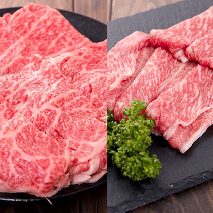 福島県産福島牛ロース（リブ・肩）焼肉用 600g(各300g)