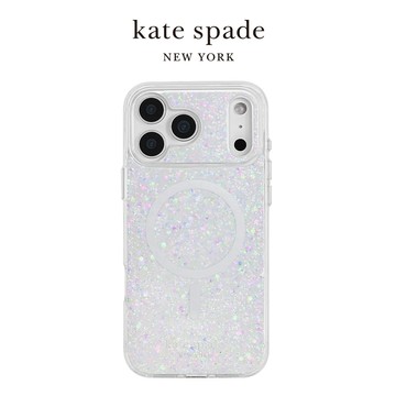 【kate spade】iPhone 18系列 精品磁吸防摔殼 銀河星鑽