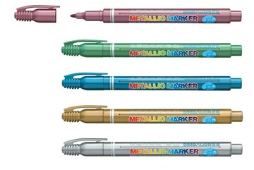 雄獅 SIMBALION 金屬色奇異筆 MM-610 (1.0mm)【APP滿額下單4%點數(單一帳號最高1500點)】6/30止