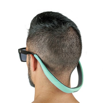 《CARSON》漂浮眼鏡帶-斜紋綠-- SUP立槳 衝浪 浮潛 海邊泳池 水上運動