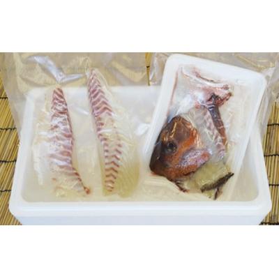 ふるさと納税 愛南町 朝〆直送!愛南町産 真鯛さしみ用切り身(400g アラ付き)