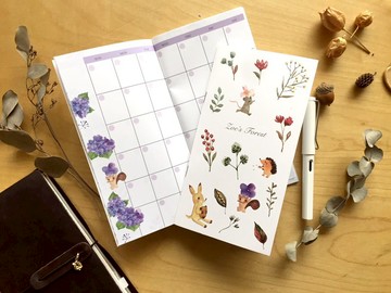 Zoes Forest 2026萬年手帳月計畫 TN Travelers notebook