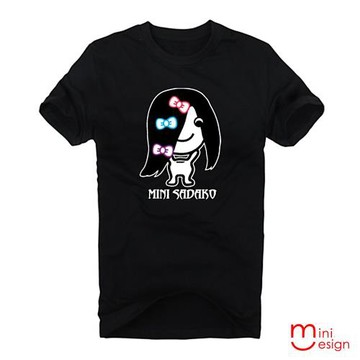 Minidesign-mini貞子潮流設計短T 五色
