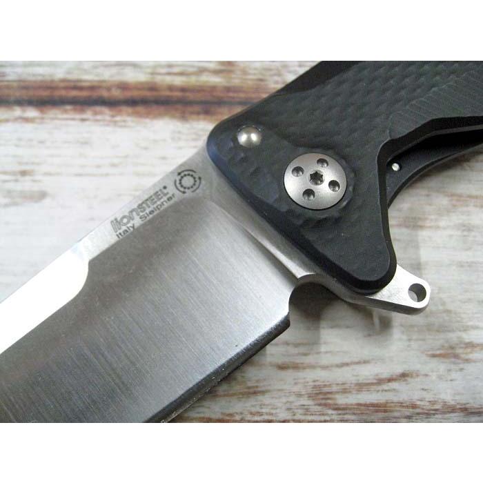 ライオンスチール SR11A-BS  EDC 折り畳みナイフ スレイプナー鋼 ブラックアルミニウム ハンドル,lionSTEEL knife