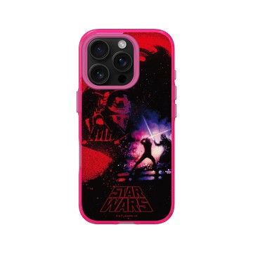 iPhone 16 Pro Clear 粉漾桃 - 迪士尼-星際大戰 Star Wars - 絕地大反攻：路克天行者&達斯維德-海報系列