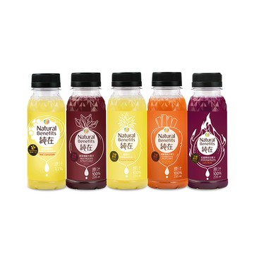 純在 冷壓鮮榨蔬果汁-樂活元氣組 (235ml/瓶-共15瓶)