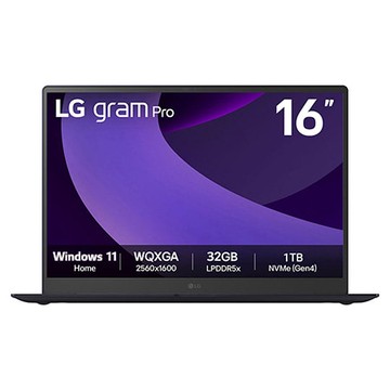 gram Pro 16'' | 16Z90TR-E.AD88C2 ; Copilot+ PC | Windows 11 Home | 極致輕薄 AI 筆電 - 曜石黑 (Intel® Core™ Ultra 7) - 16Z90TR-E
