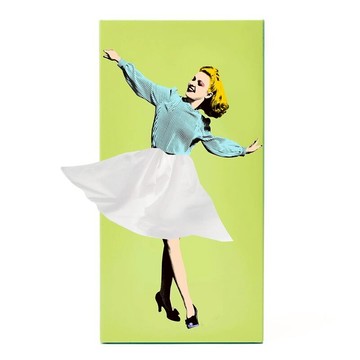 美好創意生活【SPEXTRUM】蓬蓬裙女郎面紙盒 - 綠色 居家擺飾 趣味創意 面紙盒 客廳 臥室 生日禮 入厝禮