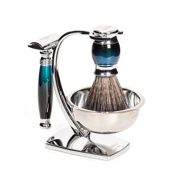 [快速出貨]【FREED】雙刃式刮鬍刀天行者禮盒五件組-銀河藍 客製化刻字 生日禮物 送禮推薦 男生禮物 摩羯座 水瓶座 禮物獨家 新品上市 情人節禮物