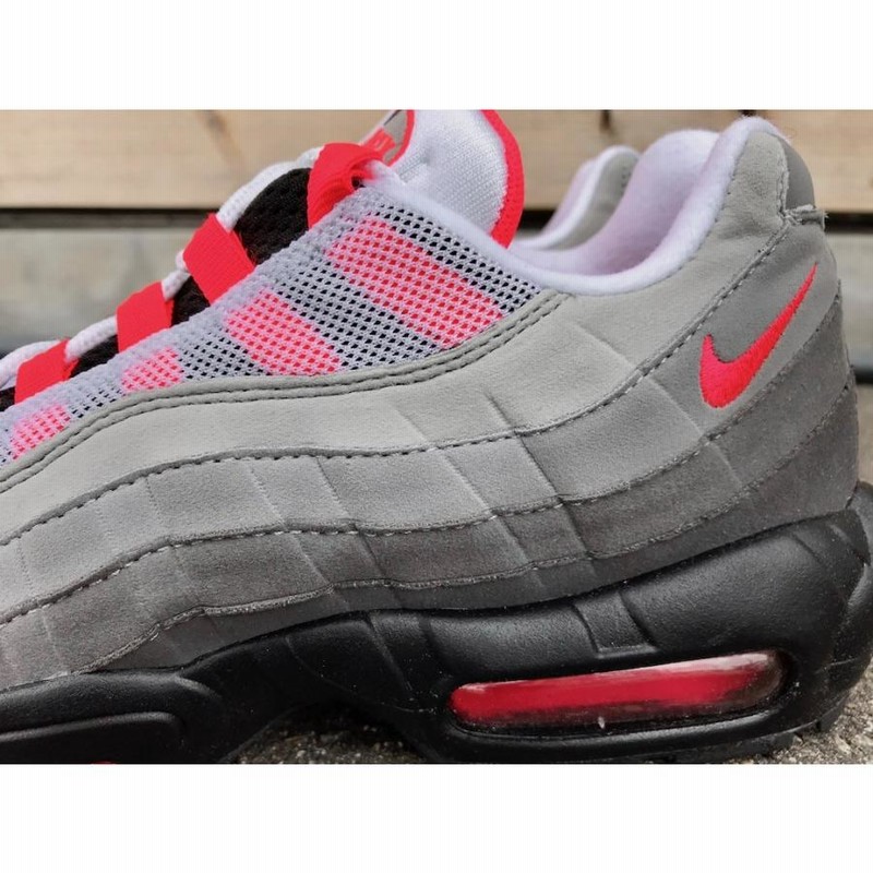 NIKE AIR MAX 95 OG WHITE/SOLAR RED-GRANITE DUST ナイキ エア 